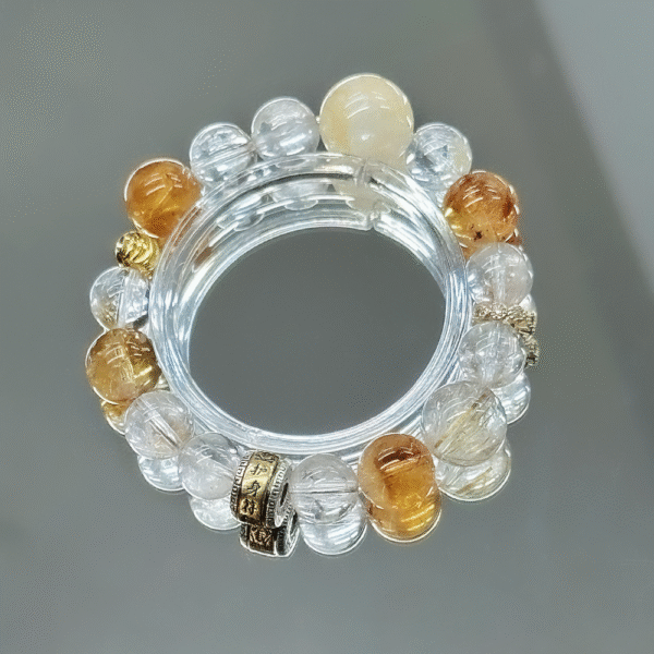 Five Elements Golden Soul Crystal Collection Bracelet - Image 3