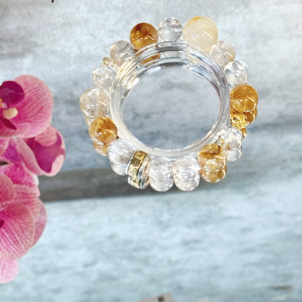 Five Elements Golden Soul Crystal Collection Bracelet - Image 4