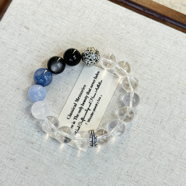 Gather gold energy, calm the mind, and inspire wisdom/Five Elements Gold Energy Bracelet - Image 2