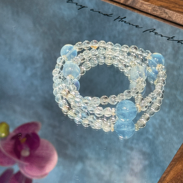 Azure Guardian Trio - Water Element Bracelet - Image 2
