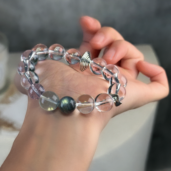Aether Guardian: Quartz Quadrivium Energy Bracelet - Image 2