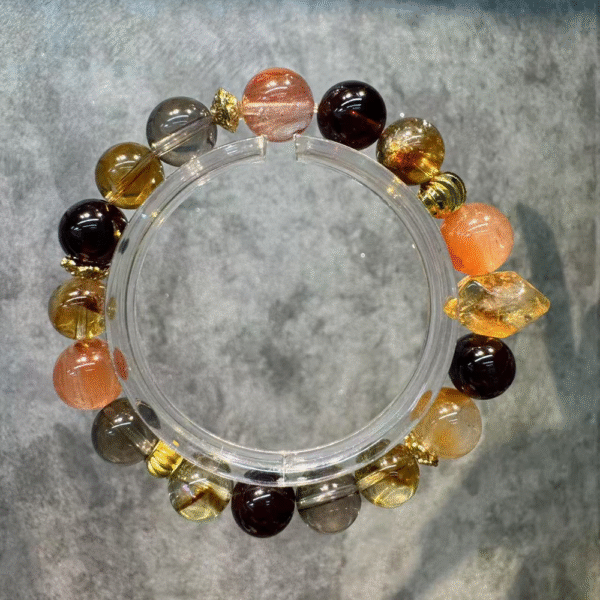 Earthkeeper's Talisman Bracelet – Grounded Harmony in Stone - Image 4